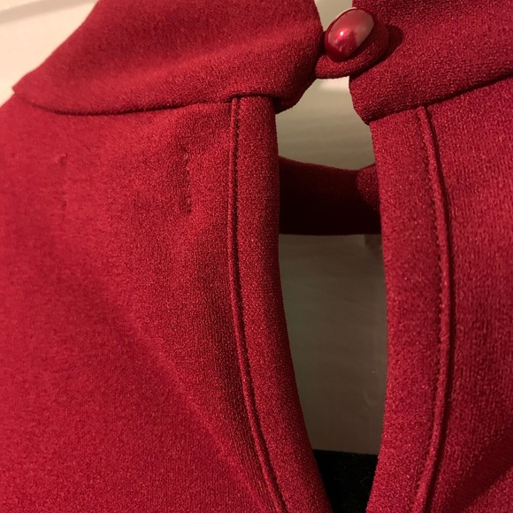 Wine Red Formal Dress - Picture 4 of 5